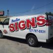 Pinellas Signs manufacturer truck lettering