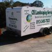 Trailer lettering for local lawn companies clearwater fl 