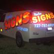 Reflective lettering - reflective truck lettering - reflective vehicle wrap