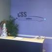 Dimensional and vinyl lettering