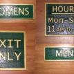 Sand Blasted Signs