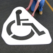 Parking handicap stencils