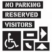 Parking stencils